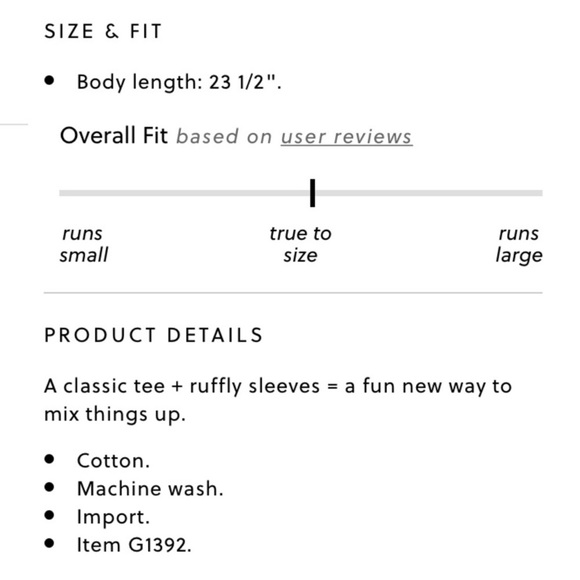 J. Crew Ruffle Sleeve Top - Picture 5 of 8